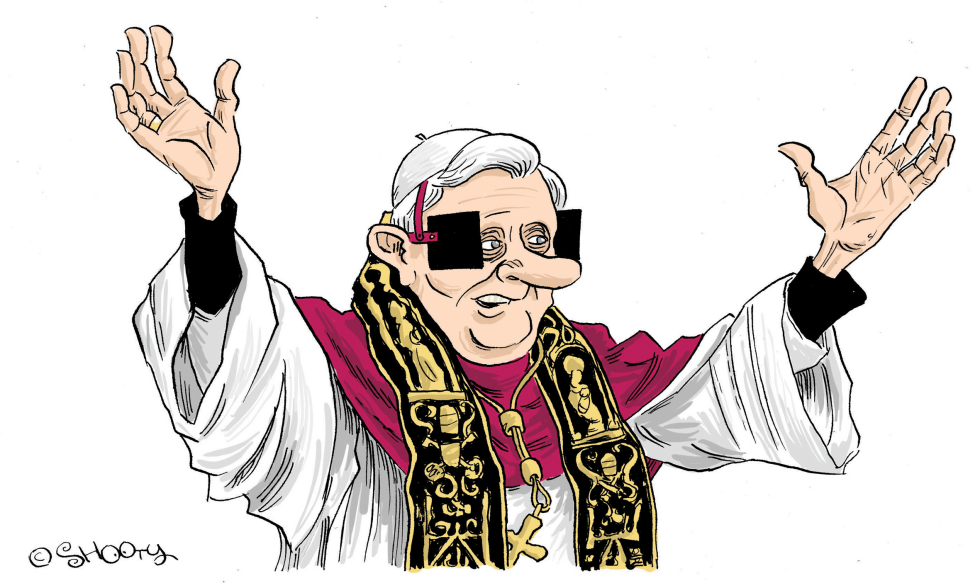 Benedict`s XVI blinders