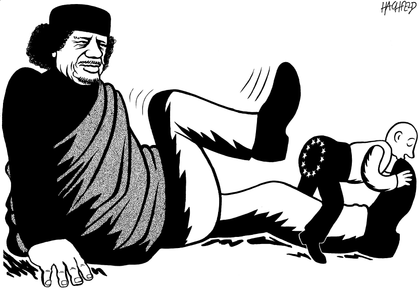 Gaddafi, EU