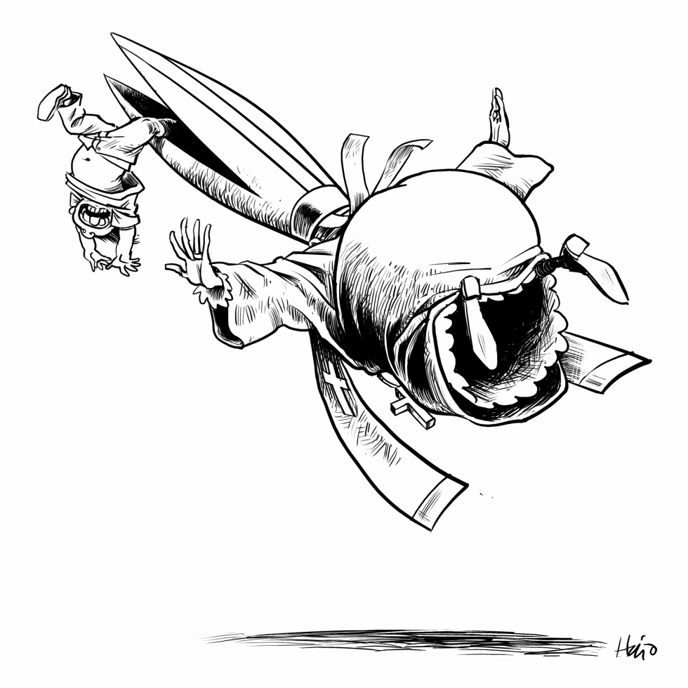 priest escapes