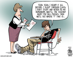 TEACHER MERIT PAY GRADE by Jeff Parker