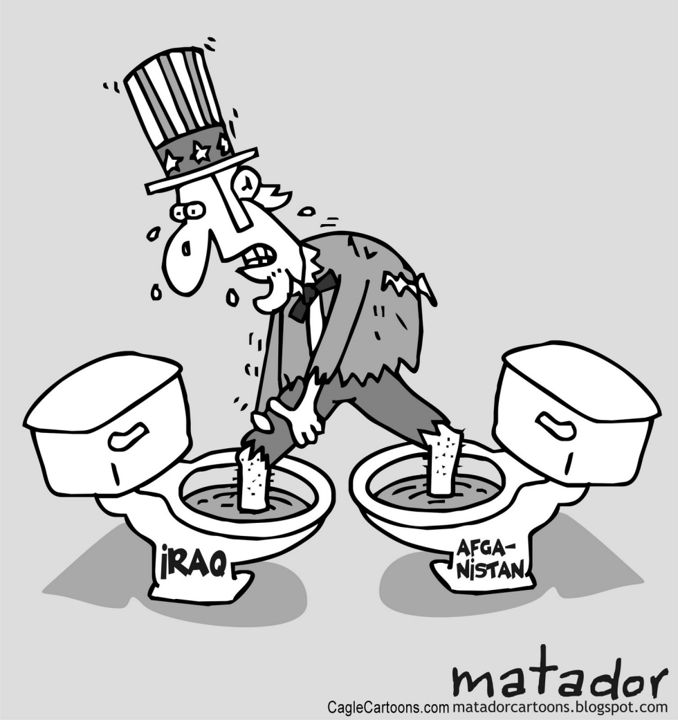 Uncle Sam Deep in It