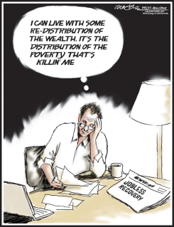 POVERTY DITRIBUTION by J.D. Crowe