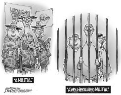HUTAREE MILITIA BW by John Cole
