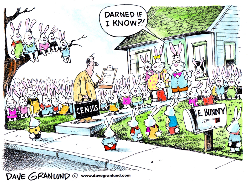 Census and the Easter Bunny
