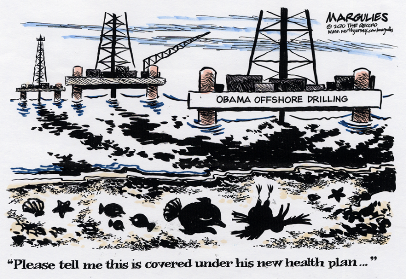 Obama Offshore Drilling  color