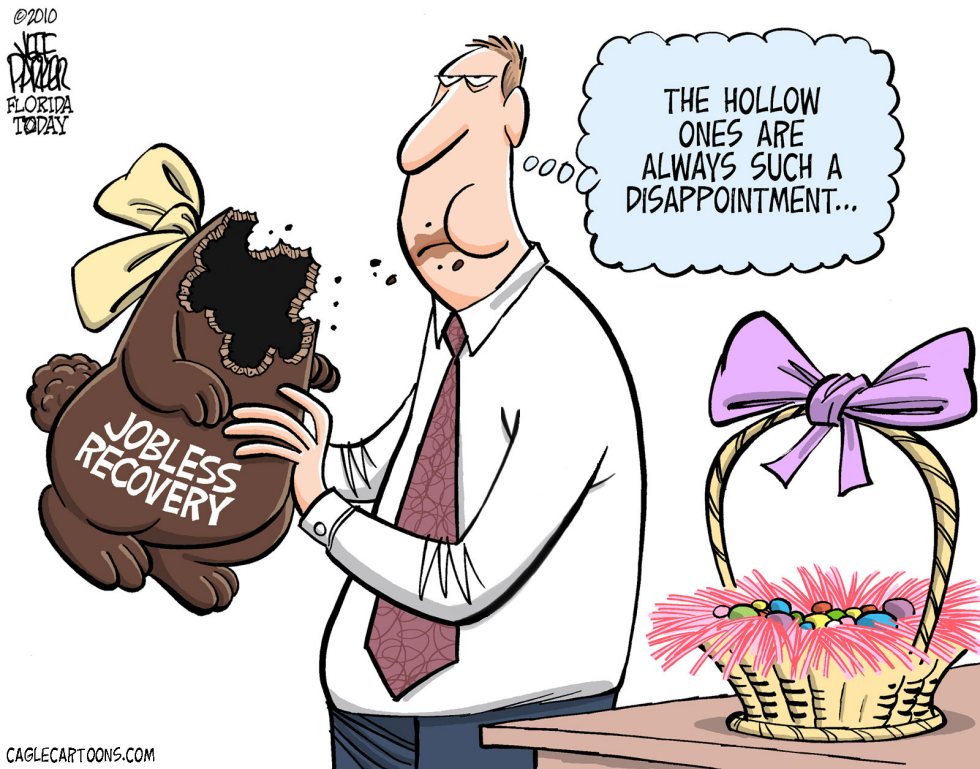 Easter/Hollow Jobless Recovery COLOR