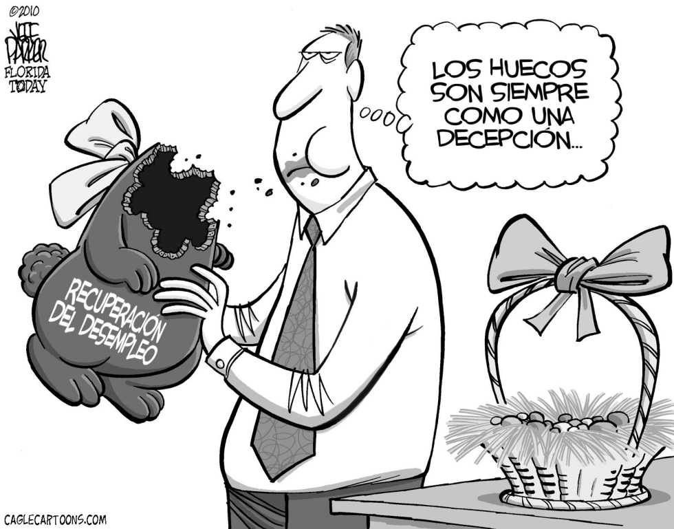 Recuperacion hueca del Desempleo en Pascua