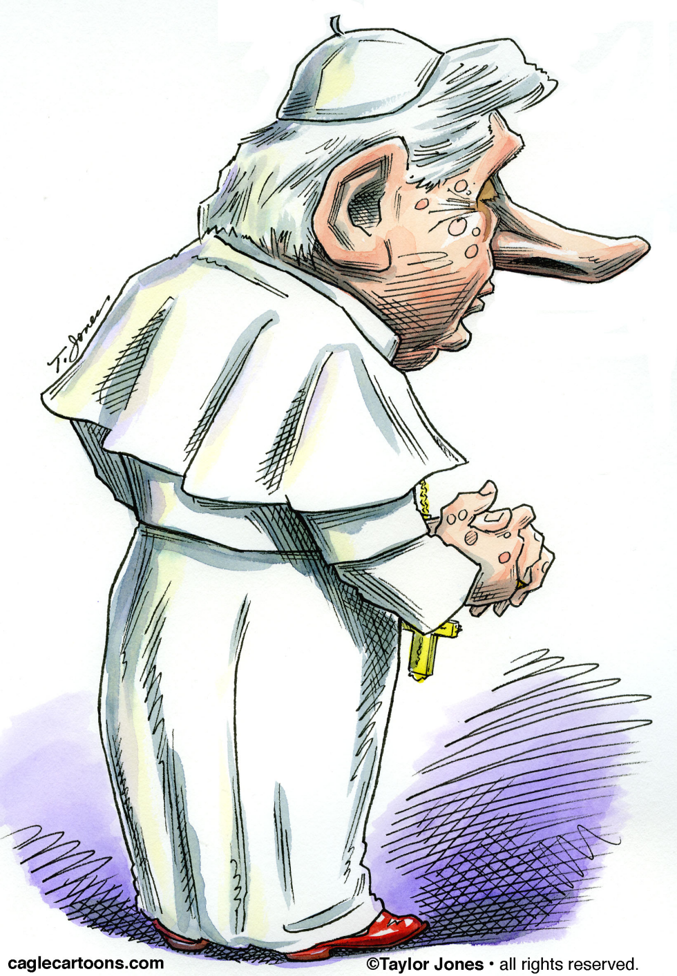 Papa Benedicto Nixon - COLOR