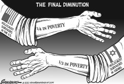 HOLOCAUST SURVIVORS POVERTY BW by Steve Greenberg