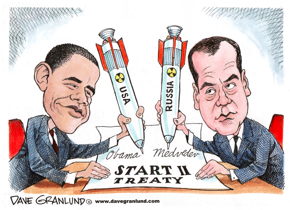  START II TREATY SIGNING by Dave Granlund