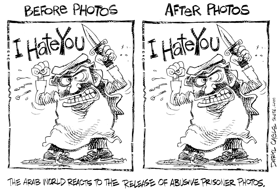  BEFORE AND AFTER PHOTOS by Daryl Cagle