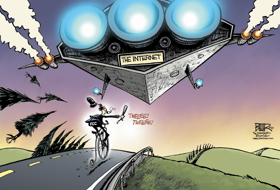  REGULATING THE INTERNET by Nate Beeler