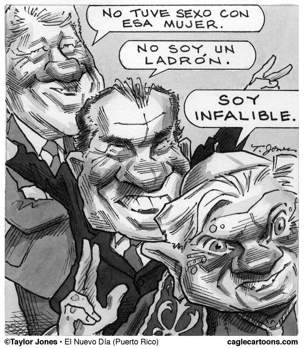  BENEDICTO, NIXON Y CLINTON by Taylor Jones