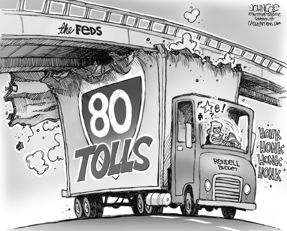 LOCAL PA -- I-80 tolls defeated BW