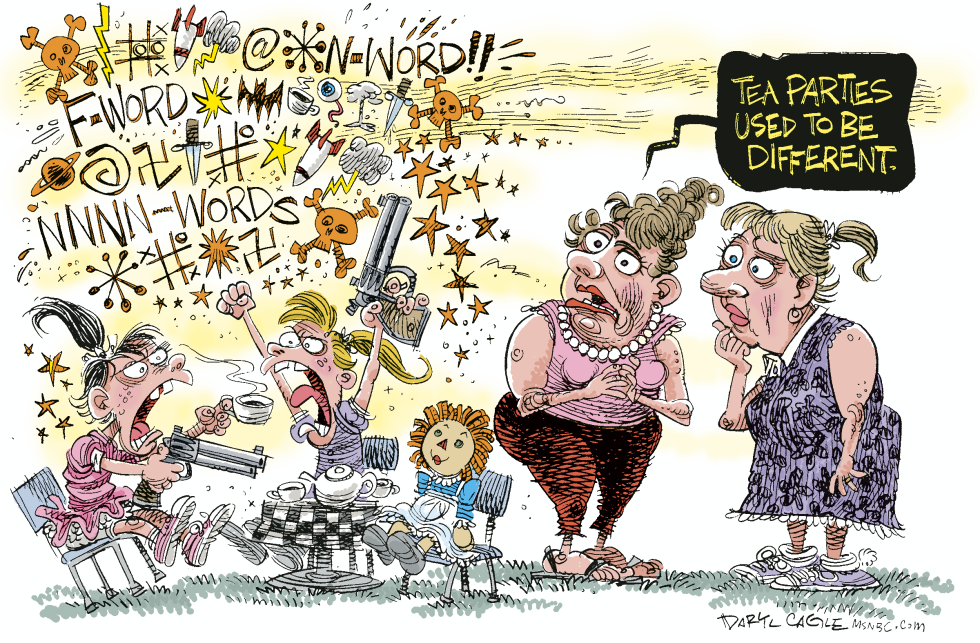  TEA PARTIES  by Daryl Cagle