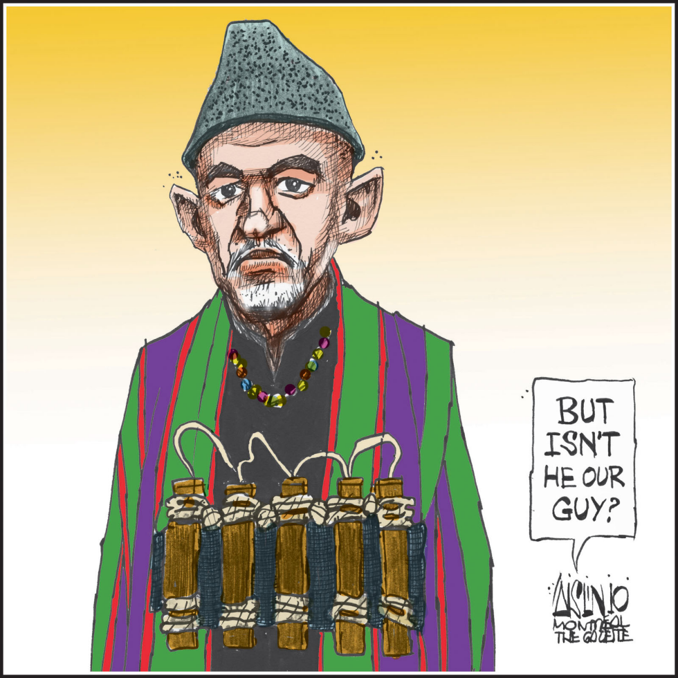 Karzai threatens to join Taliban COLOR