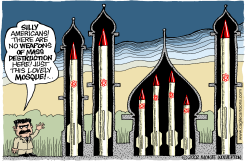 SADDAM HIDES WEAPONS by Monte Wolverton