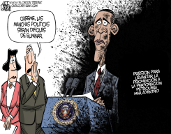 LA DIFICIL MANCHA PETROLERA DE OBAMA /  by Jeff Parker