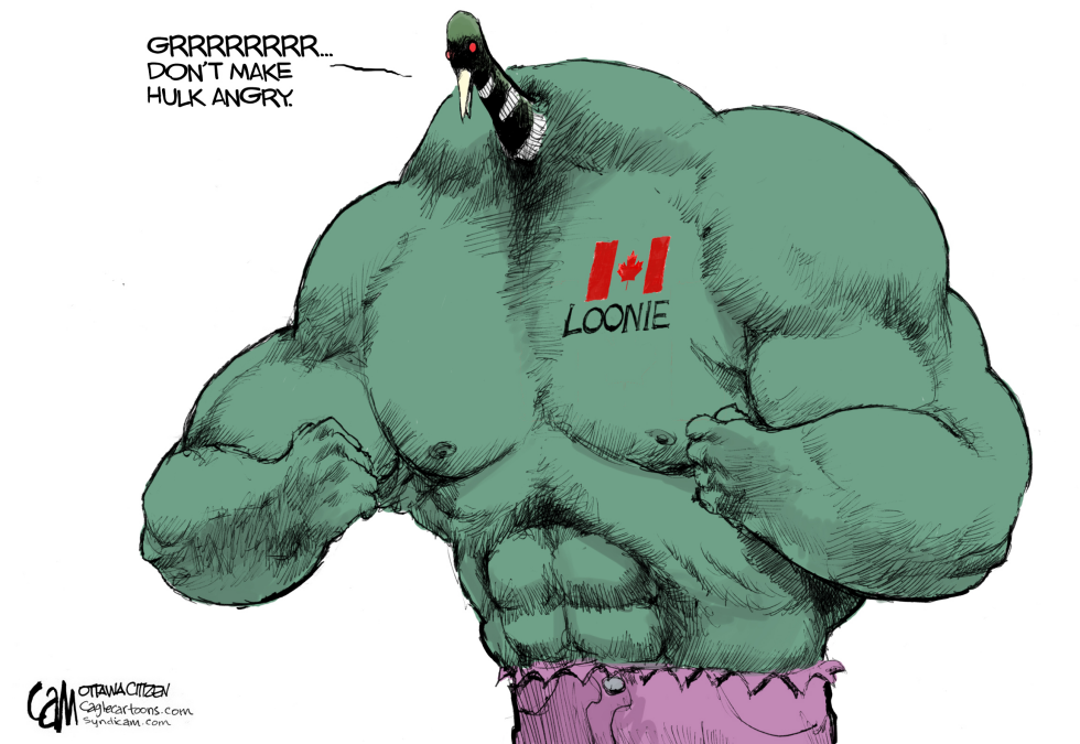 CANADA Loonie Hulk