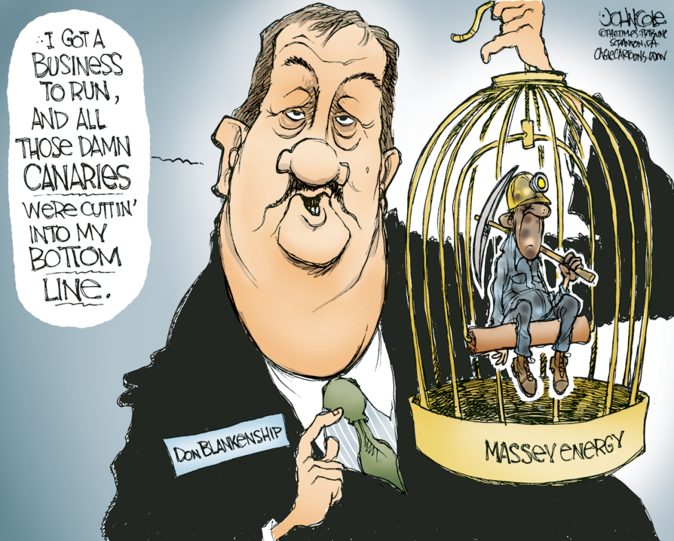  MASSEY ENERGY DON BLANKENSHIP by John Cole