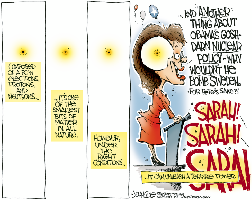 Palin and nukes COLOR