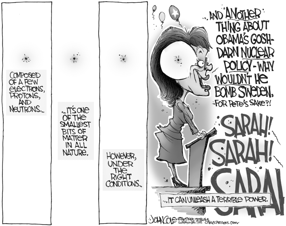 Palin and nukes BW