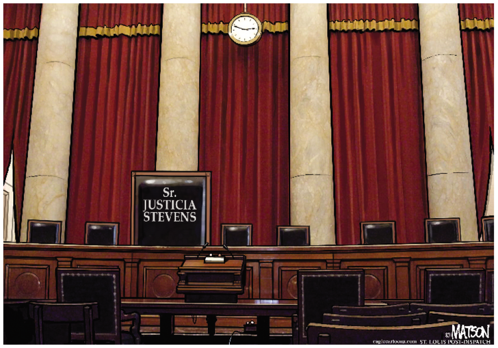 Justicia John Paul Stevens se jubila / COLOR