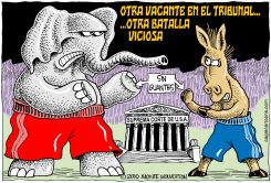 VACANTE EN EL TRIBUNAL BATALLA VICIOSA / by Monte Wolverton