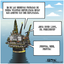 PERFORANDO PARA LOS REPUBLICANOS /  by R.J. Matson