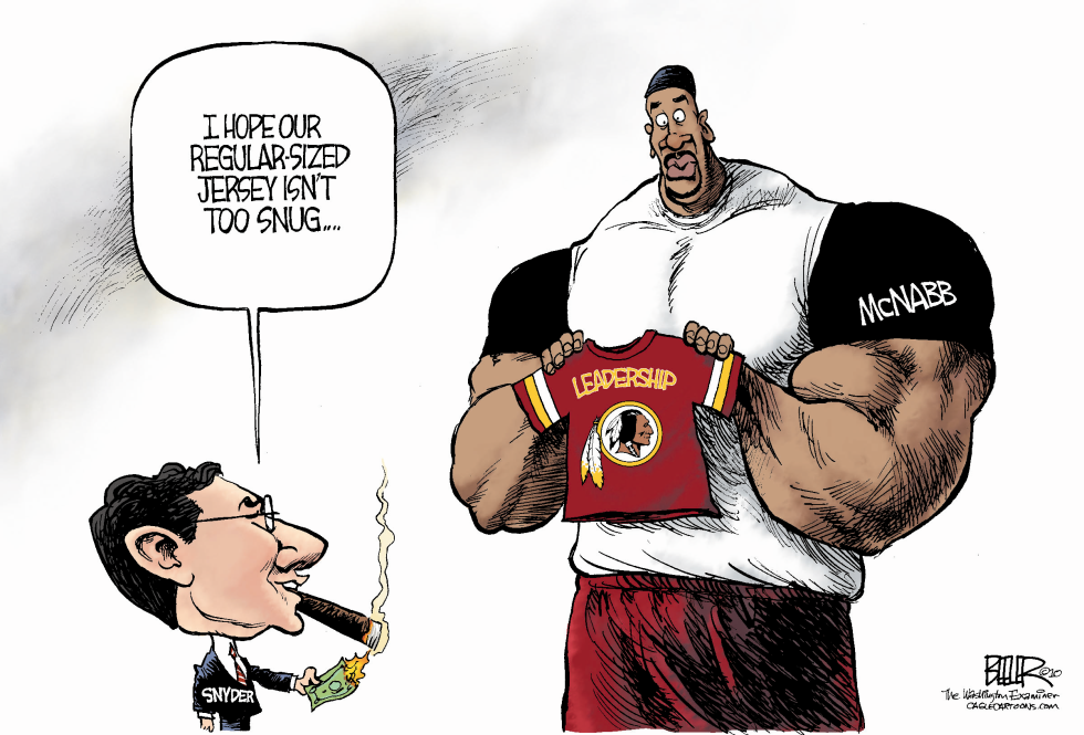  LOCAL DC - MCNABB JOINS REDSKINS by Nate Beeler