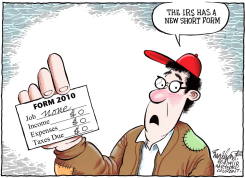 TAX TIME  by Bob Englehart