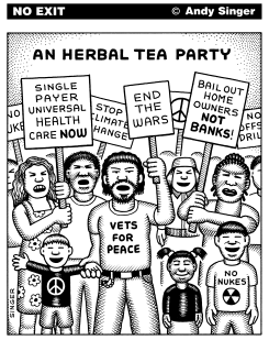 HERBAL TEA PARTY by Andy Singer