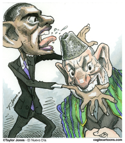 KARZAI THANKS OBAMA -  by Taylor Jones