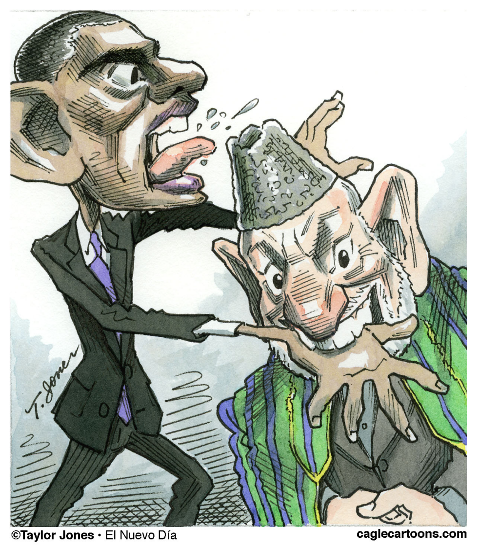  KARZAI THANKS OBAMA  by Taylor Jones