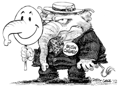 REPUBLICAN HAPPYFACE by Daryl Cagle
