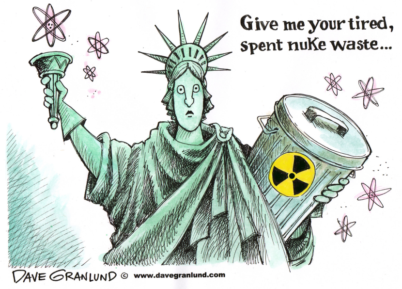 US offers nuke waste storage