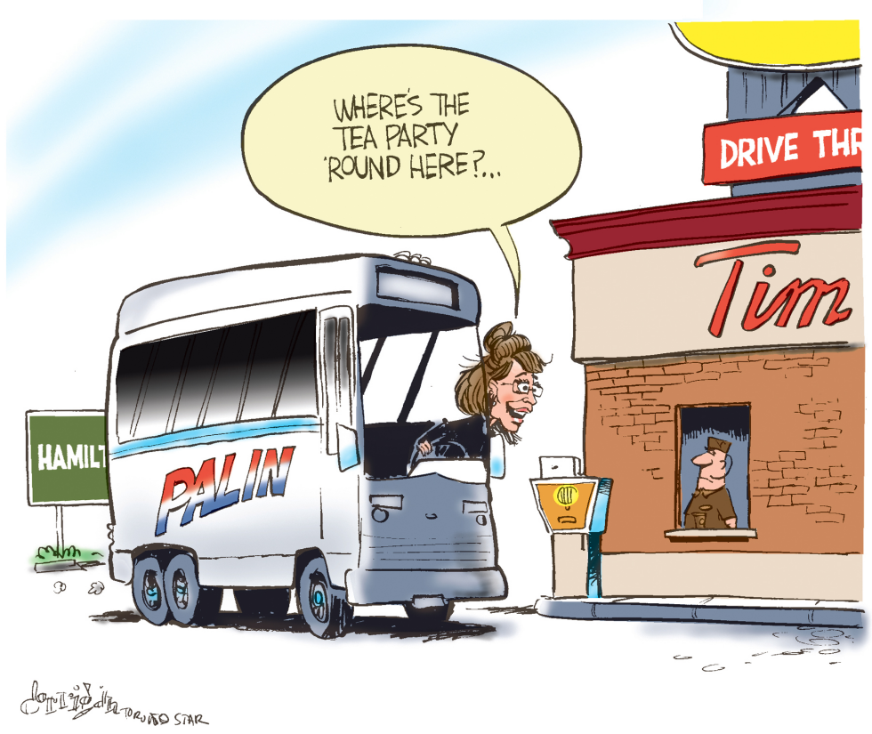 CANADA Palin does Hamilton