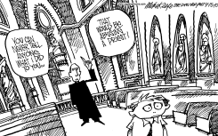 PEDOPHILE PRIESTS by Mike Keefe