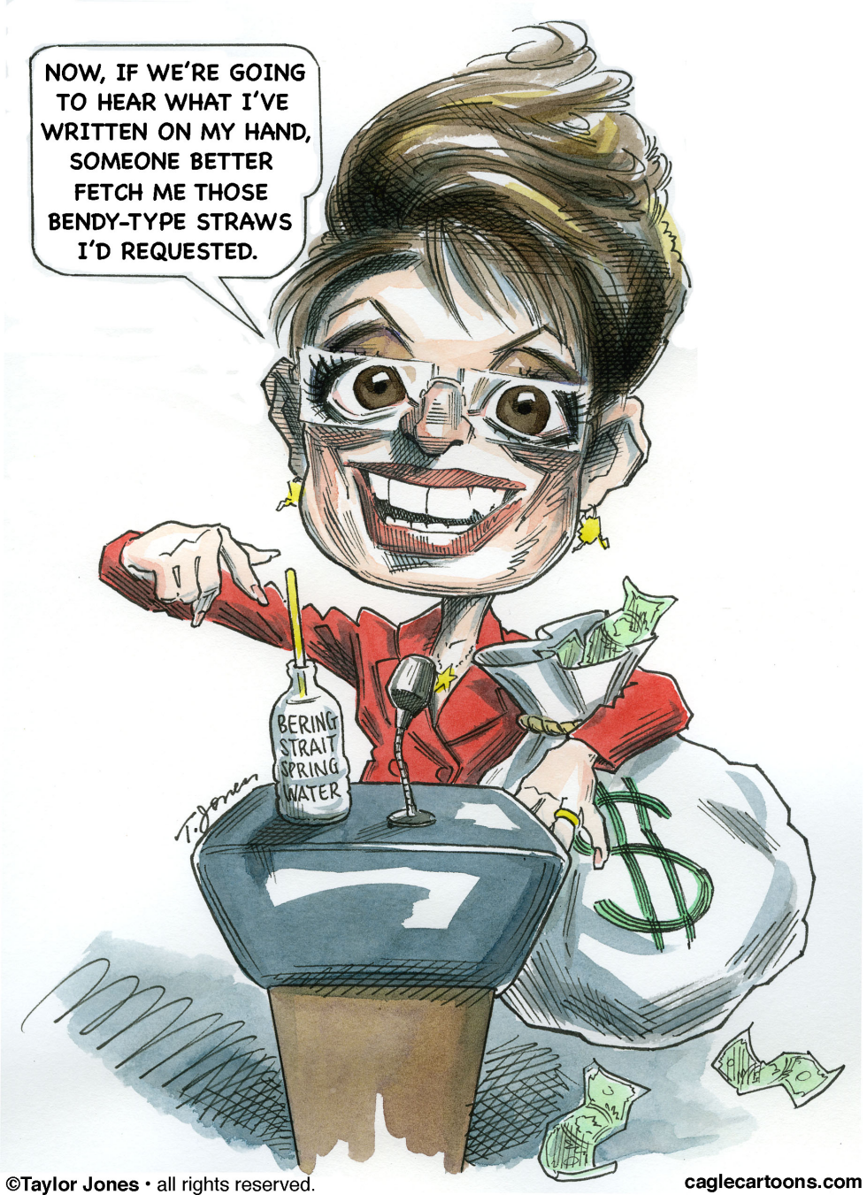 Sarah Palin speaking engagement - COLOR
