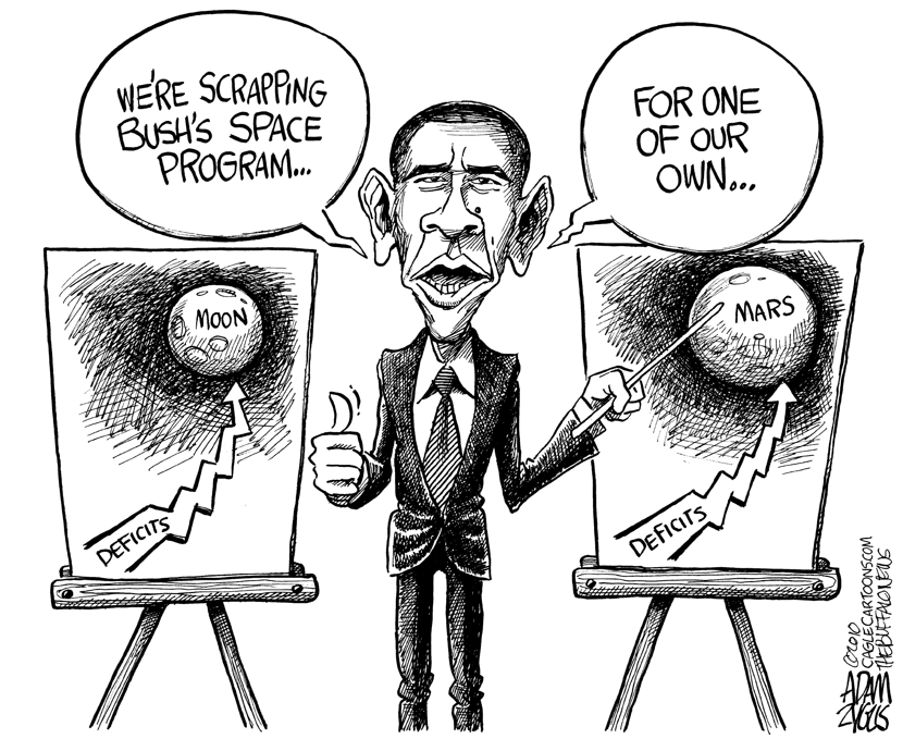 Obama Spending into Space
