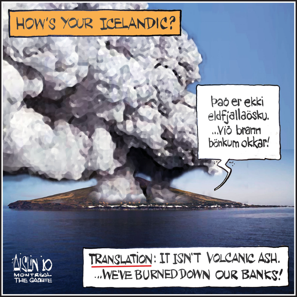 Iceland volcano ash COLOR