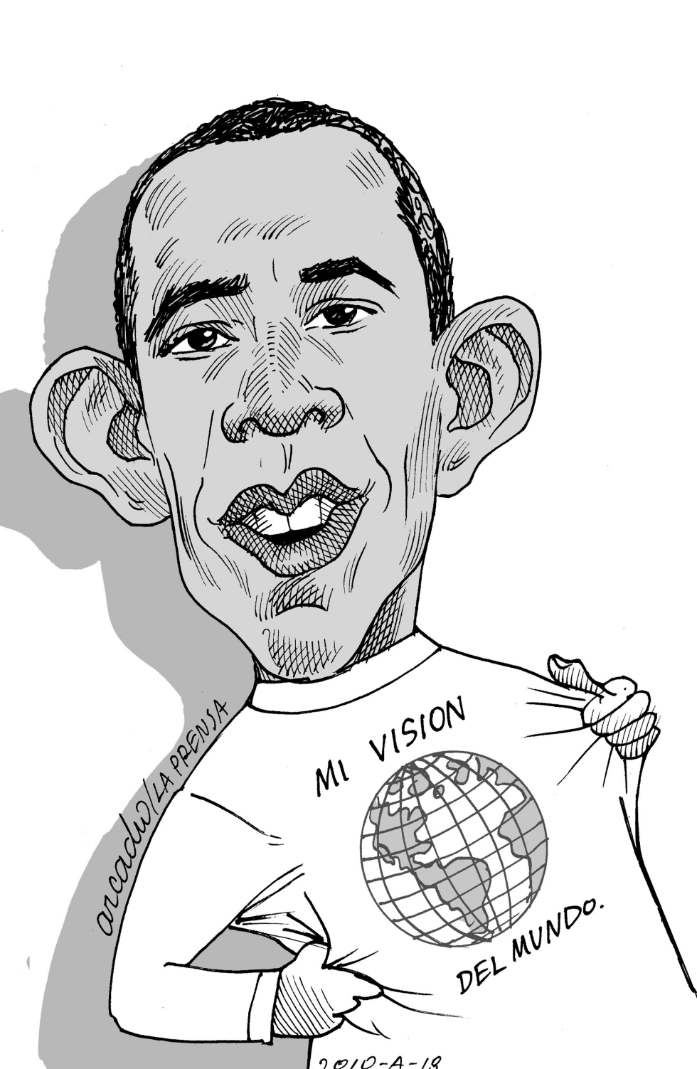  BARAK OBAMA EEUU by Arcadio Esquivel