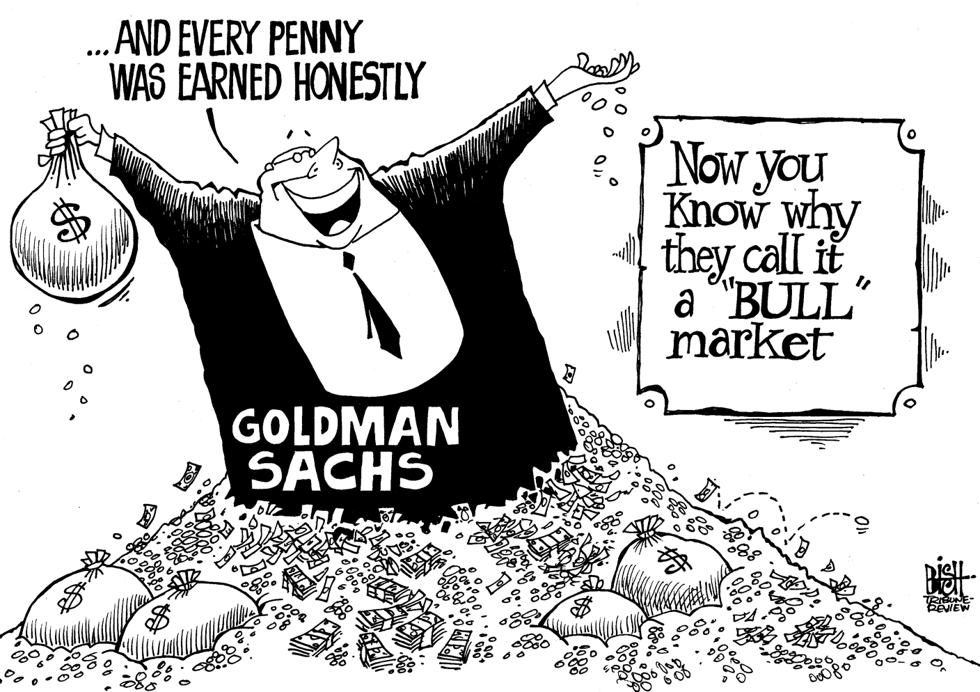 GOLDMAN SACHS, b/w