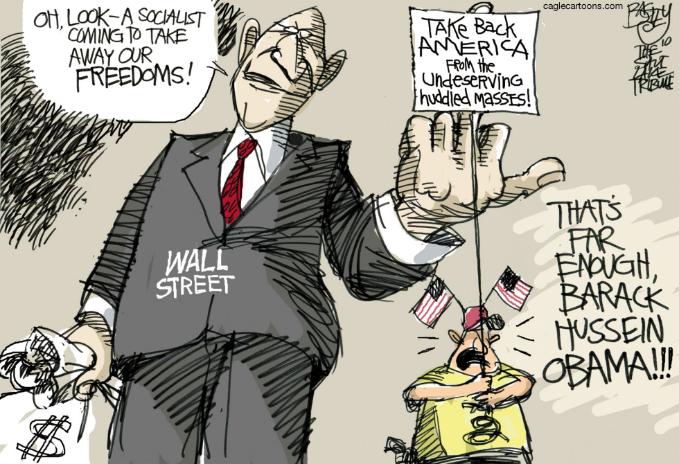  WALL STREETS CUP OF TEA by Pat Bagley