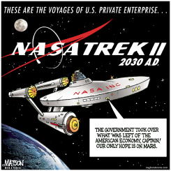 NASA TREK-VOYAGES OF U.S. PRIVATE ENTERPRISE by R.J. Matson