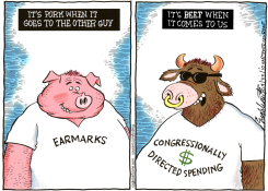 EARMARKS  by Bob Englehart
