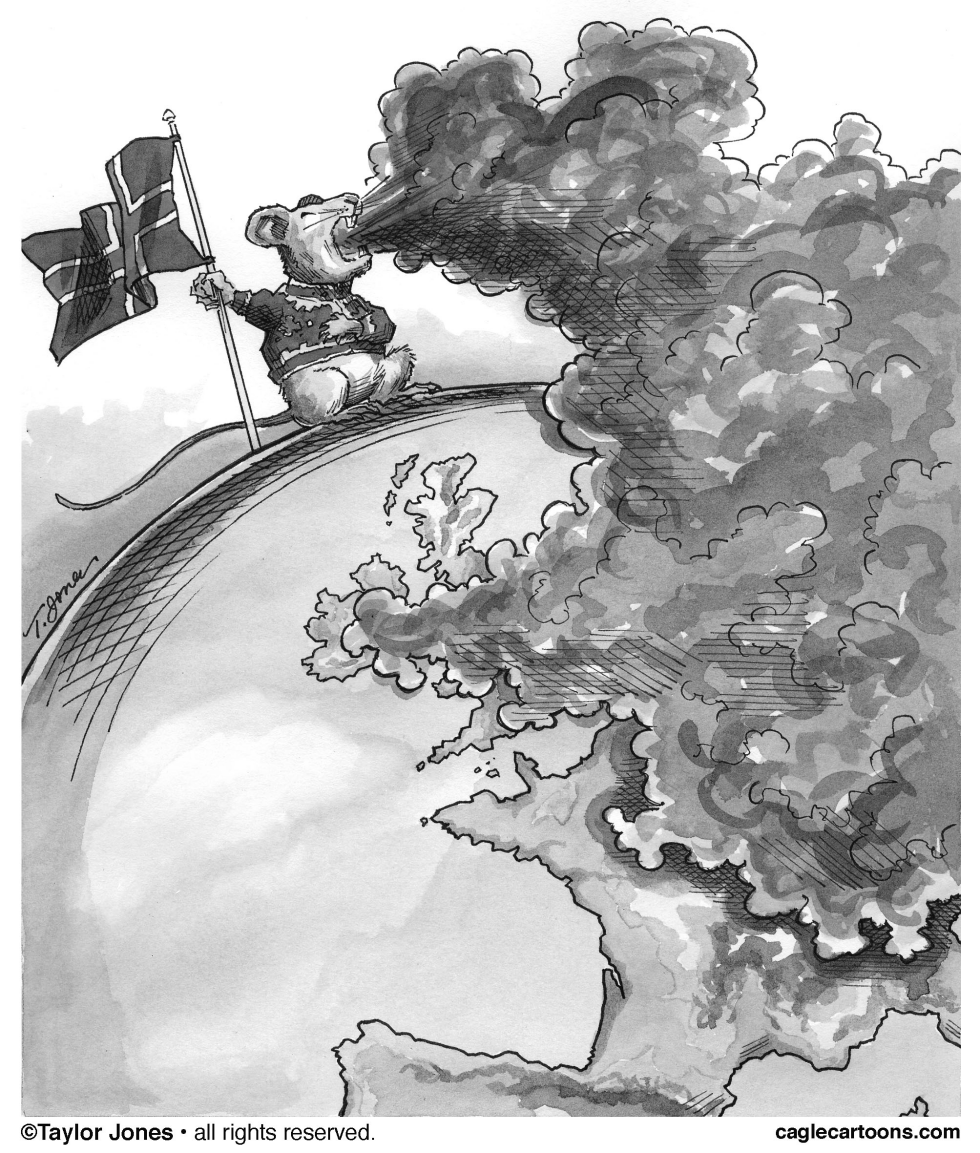 Islandia - Raton Eruptando
