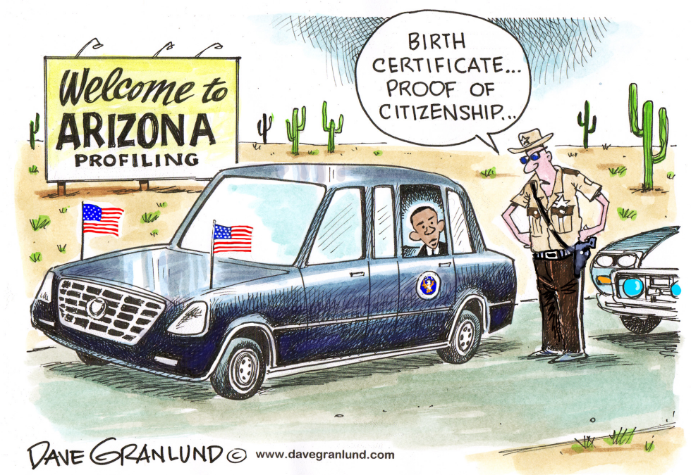 Arizona profiling and Obama