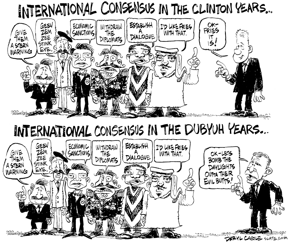  INTERNATIONAL CONSENSUS by Daryl Cagle