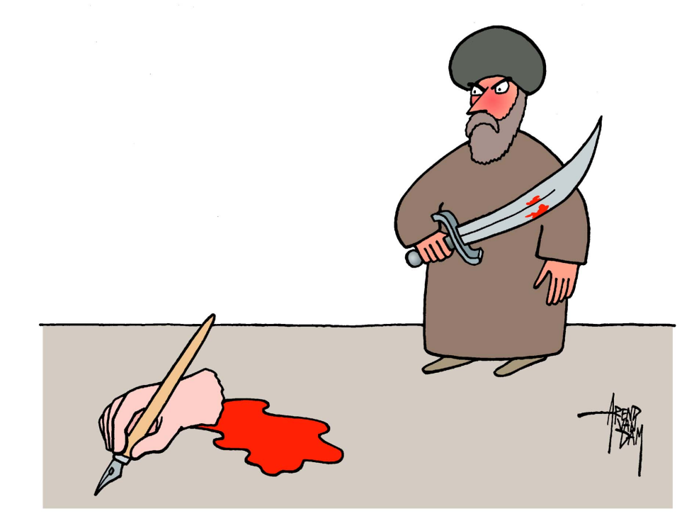 muslim- fundamentalism against freedom of press
